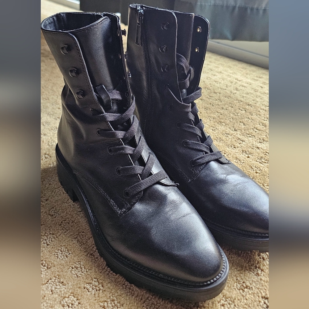 Dolce Vita Clear Combat Boots